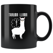 Funny Trauma Llama EMT Medic EMS Gift Coffee Mug.
