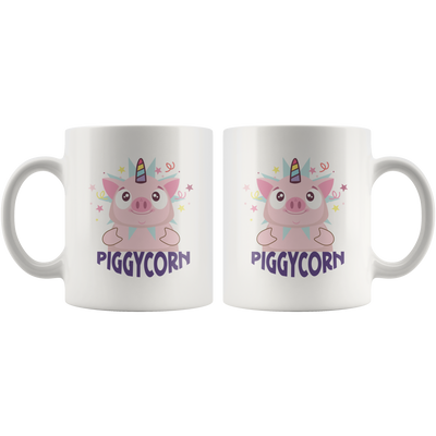 Piggy Corn Kawaii Pig Unicorn Fans Magical Creature Coffee Mug 11 oz
