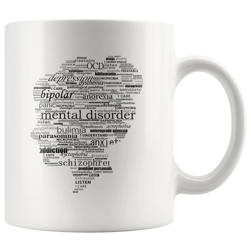 Mental Health Illnesses Raise Awareness Coffee Mug - Panvola
