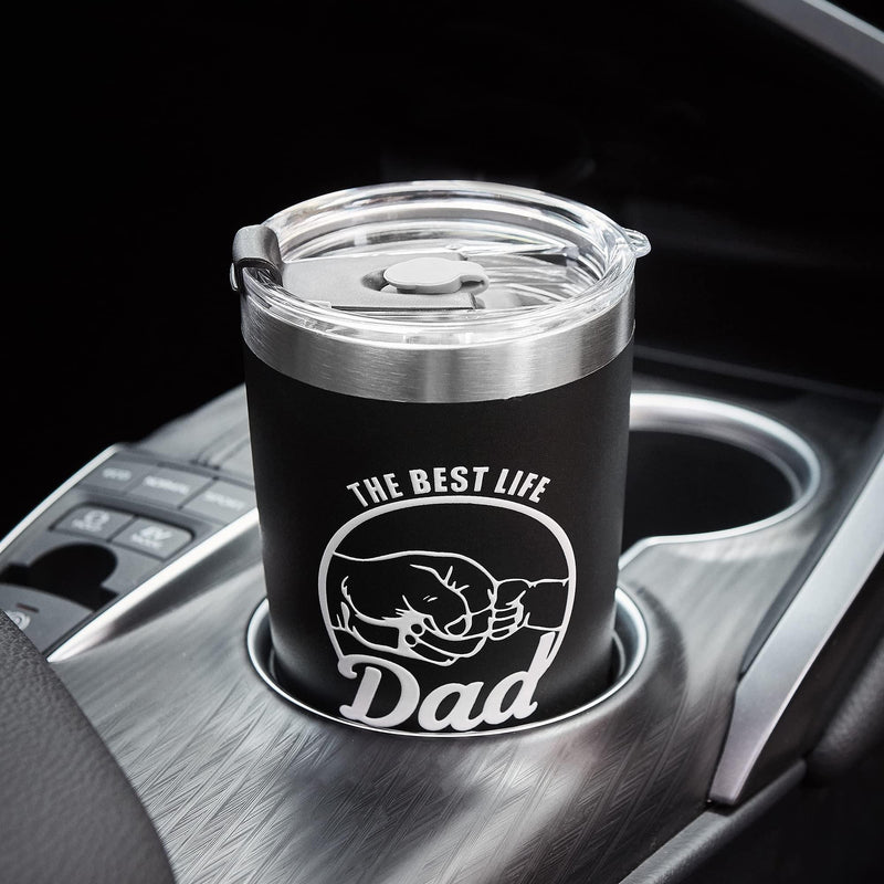 The Best Life Dad Vacuum Insulated Tumbler 20oz Father's Day Gift - Panvola
