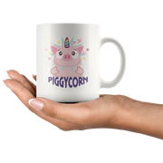 Piggy Corn Kawaii Pig Unicorn Fans Magical Creature Coffee Mug 11 oz.