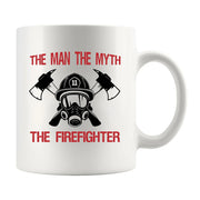 The Man The Myth The Firefighter Fireman Gifts Coffee Mug 11 oz - Panvola