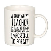 A Truly Great Teacher Is Hard To Find Coffee Mug 11 oz - Panvola