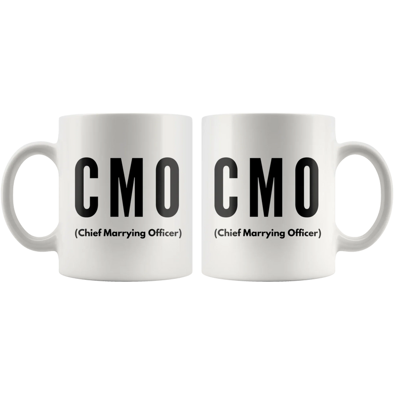 Officiant Mug - Chief Marrying Officer CMO Minister Coffee Mug 11 oz - Panvola