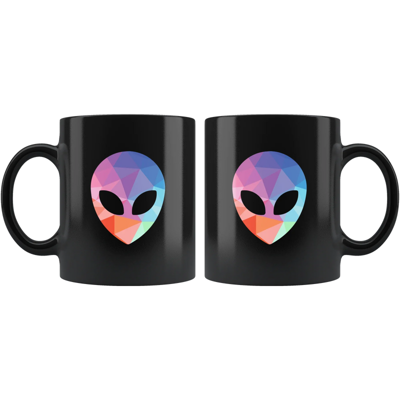 Alien Head Outer Space UFO Extraterrestrial Geek Gift Coffee Mug 11 oz - Panvola