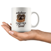 Whatever Floats Your Goat Sarcastic Statement Coffee Mug 11 oz - Panvola