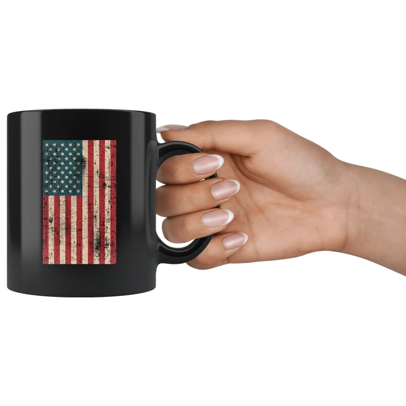 American Flag Independence Day Inspiring Patriotic Coffee Mug 11 oz - Panvola