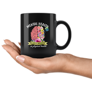 Mental Health Counselor Therapist Gift Awareness Coffee Mug 11oz Black.