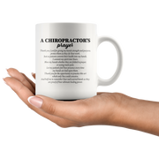 Chiropractor Therapist Gifts Prayer Appreciation Gift Coffee Mug 11 oz.