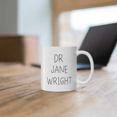 Customized Miss Mrs Ms Dr Doctor Coffee Ceramic Mug 11oz White