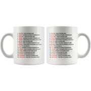 Grammar Cuss Words Sarcastic Funny Gift Idea Ceramic Coffee Mug 11 oz - Panvola