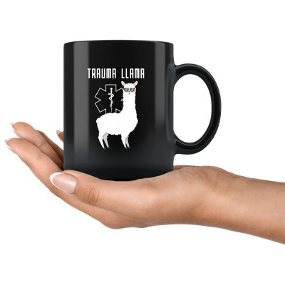 Funny Trauma Llama EMT Medic EMS Gift Coffee Mug