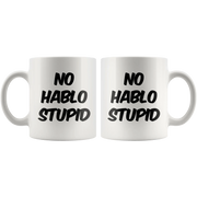 Sorry No Hablo Foreign Language Funny Coffee Mug - Panvola