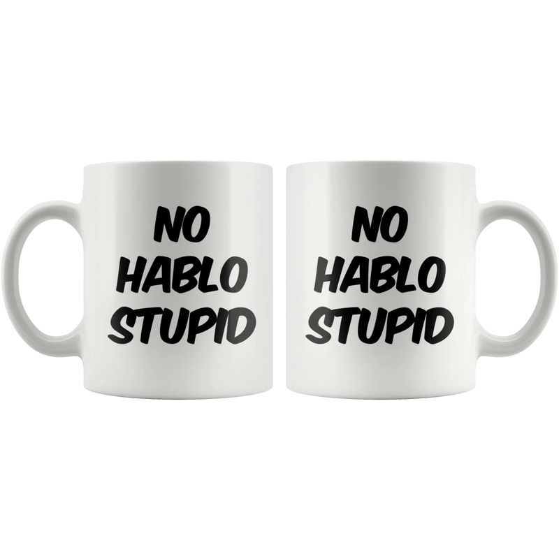 Sorry No Hablo Foreign Language Funny Coffee Mug - Panvola