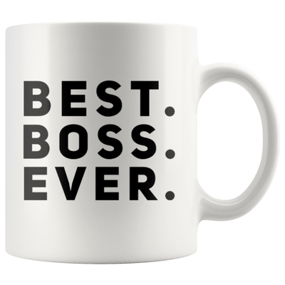 Gift For Boss - Best Boss Ever Thank You Inspiring Appreciation Coffee Mug 11 oz