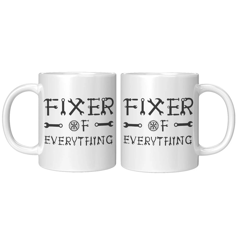 Fixer Of Everything Mechanic Ceramic Coffee Mug 11oz White - Panvola