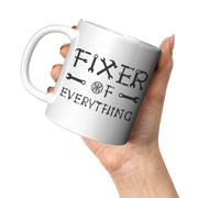 Fixer Of Everything Mechanic Ceramic Coffee Mug 11oz White - Panvola
