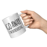 Go Away I'm Introverting Ceramic Coffee Mug 11 oz - Panvola