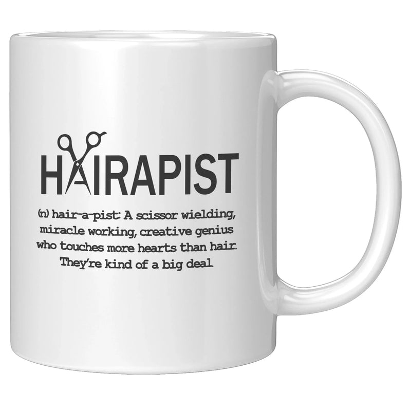 Hairapist Definition Mug Hair Stylist Coffee Mug 11 oz - Panvola