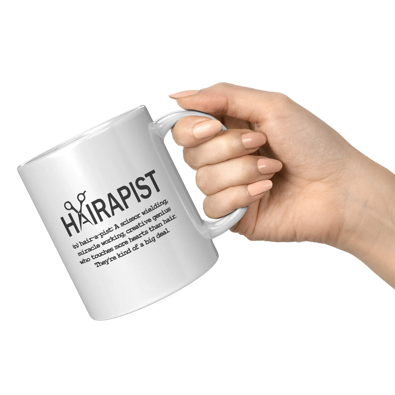 Hairapist Definition Mug Hair Stylist Coffee Mug 11 oz - Panvola