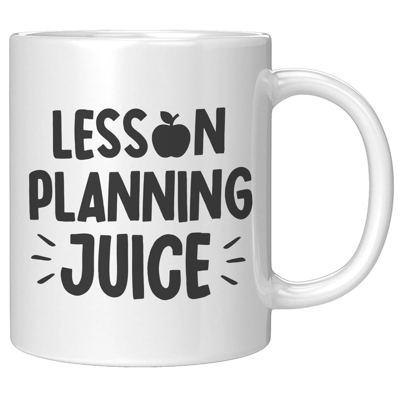 Lesson Planning Juice Teacher Coffee Mug 11 oz - Panvola