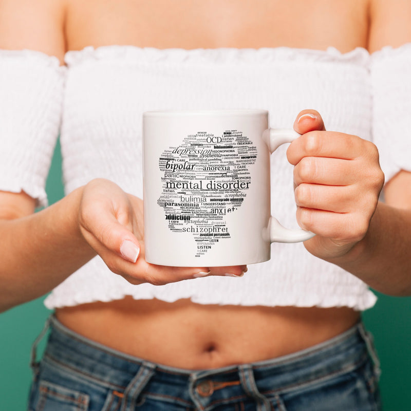 Mental Health Illnesses Raise Awareness Coffee Mug - Panvola