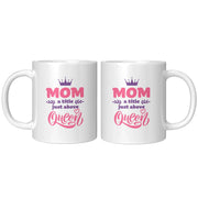Mom A title Just Above Queen Mother's Day Gift Coffee Mug 11 oz White - Panvola