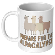 Prepare For The Alpacalypse Alpaca Coffee Mug 11 oz - Panvola