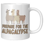 Prepare For The Alpacalypse Alpaca Coffee Mug 11 oz - Panvola
