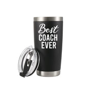 Best Coach Ever Sports Trainor Vacuum Insulated Stainless Steel Tumbler - Panvola