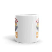 Sloth Cycling Team We Will Get There Retro Vintage Sunset Mug 11 oz - Panvola