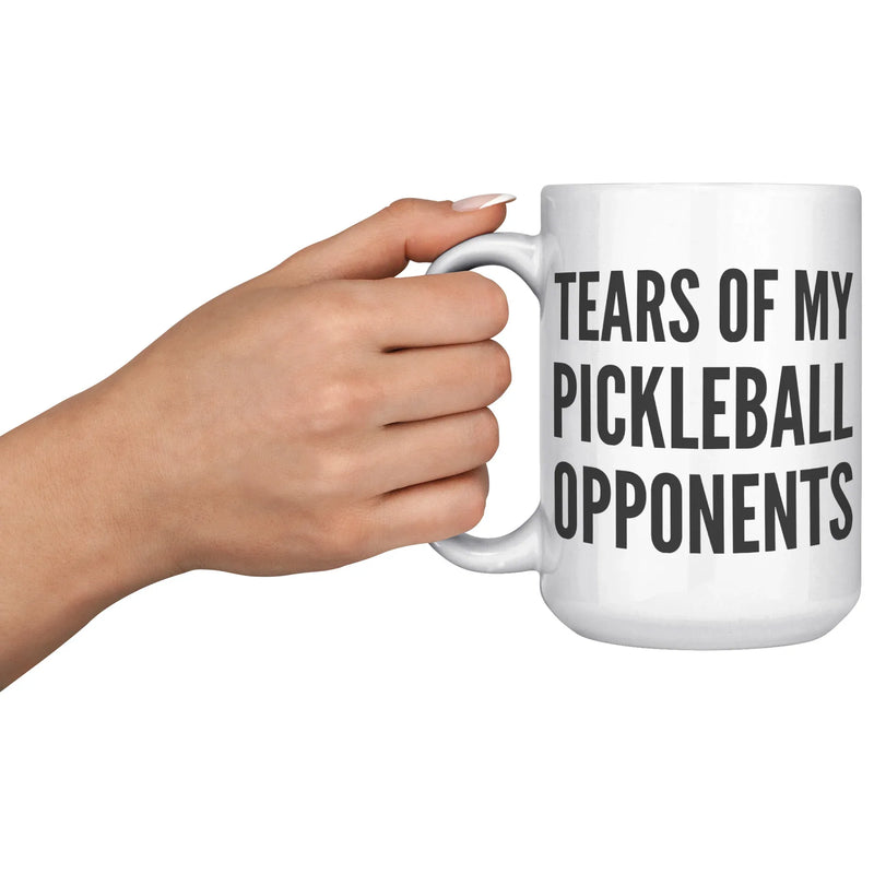 Tears of My Pickleball Opponents Coffee Mug 15 oz - Panvola