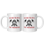 The Man The Myth The Firefighter Fireman Gifts Coffee Mug 11 oz - Panvola