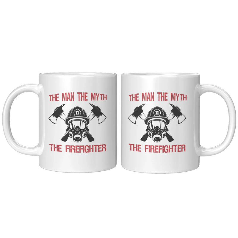 The Man The Myth The Firefighter Fireman Gifts Coffee Mug 11 oz - Panvola