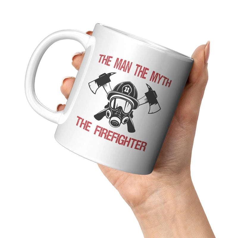 The Man The Myth The Firefighter Fireman Gifts Coffee Mug 11 oz - Panvola