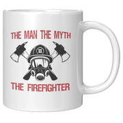 The Man The Myth The Firefighter Fireman Gifts Coffee Mug 11 oz - Panvola