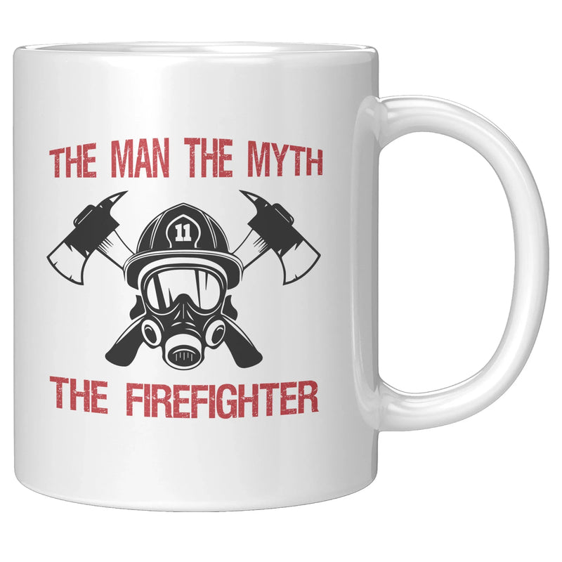 The Man The Myth The Firefighter Fireman Gifts Coffee Mug 11 oz - Panvola