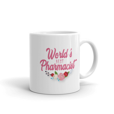 Worlds Best Pharmacist Inspiring Appreciation Gift White Mug 11 oz