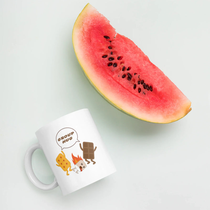 Inspiring Mugs - Group Hug Solidarity White Mug 11 oz - Group Therapy - Panvola