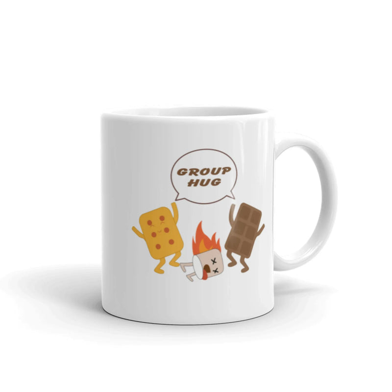 Inspiring Mugs - Group Hug Solidarity White Mug 11 oz - Group Therapy - Panvola
