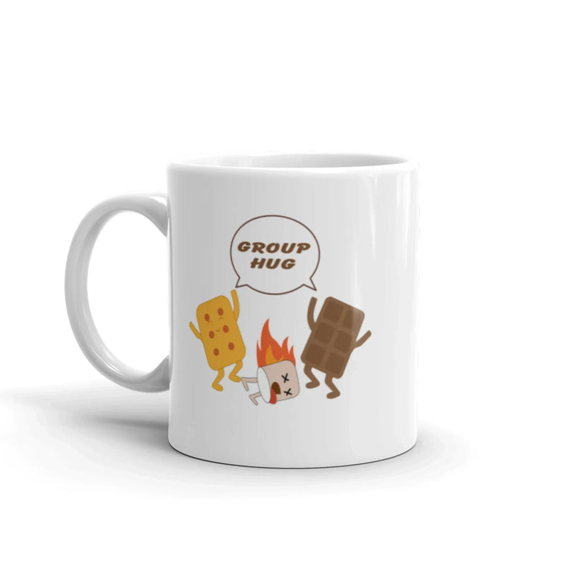 Inspiring Mugs - Group Hug Solidarity White Mug 11 oz - Group Therapy - Panvola