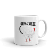 Sarcastic Gift - Guess What Chicken Butt Sarcasm Statement Ceramic Coffee Mug 11 oz - Panvola