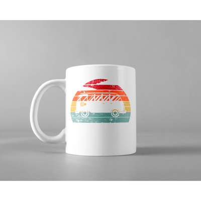 Camping  Van Retro Style Outdoor Activities Lover Coffee Mug 11 oz