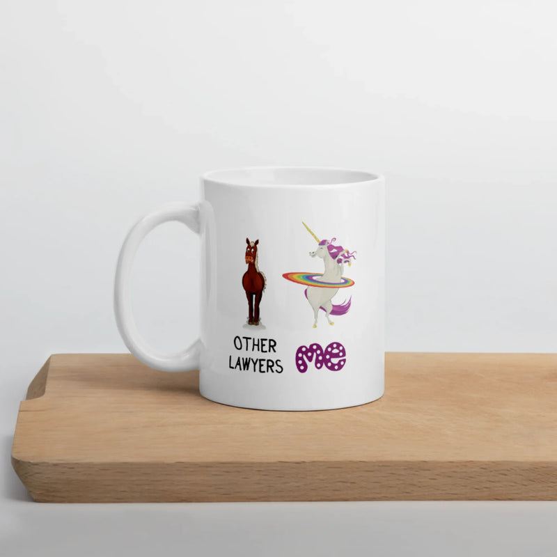 Other Lawyers Unicorn Me Funny Attorney Appreciation Coffee Mug 11 oz - Panvola