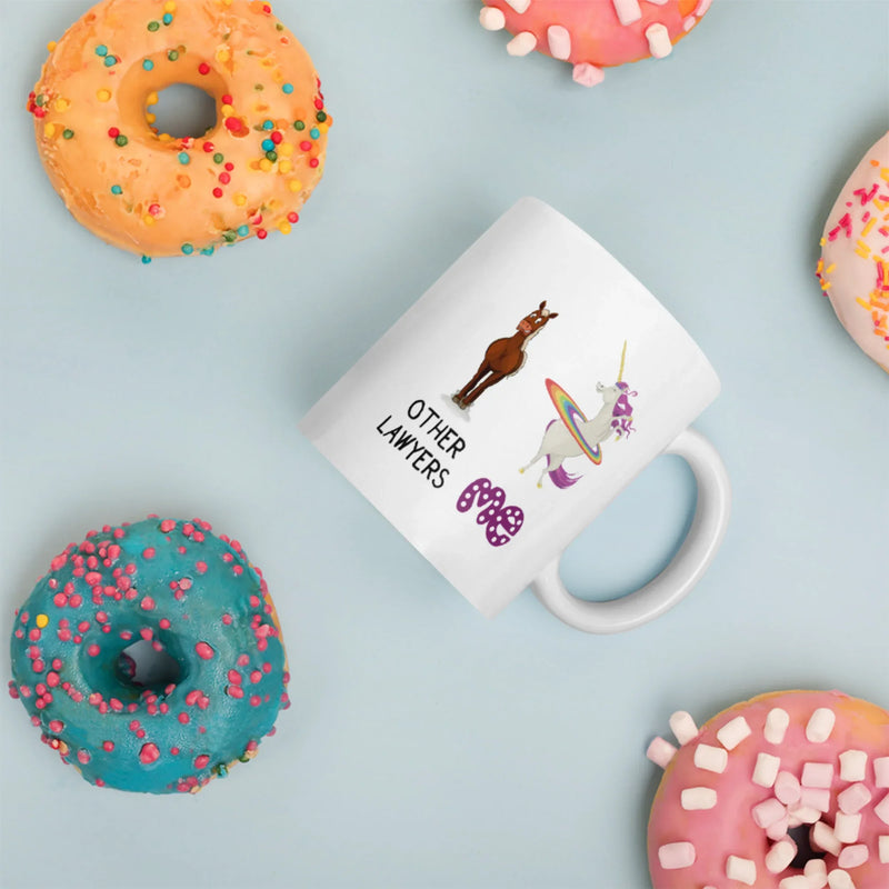 Other Lawyers Unicorn Me Funny Attorney Appreciation Coffee Mug 11 oz - Panvola