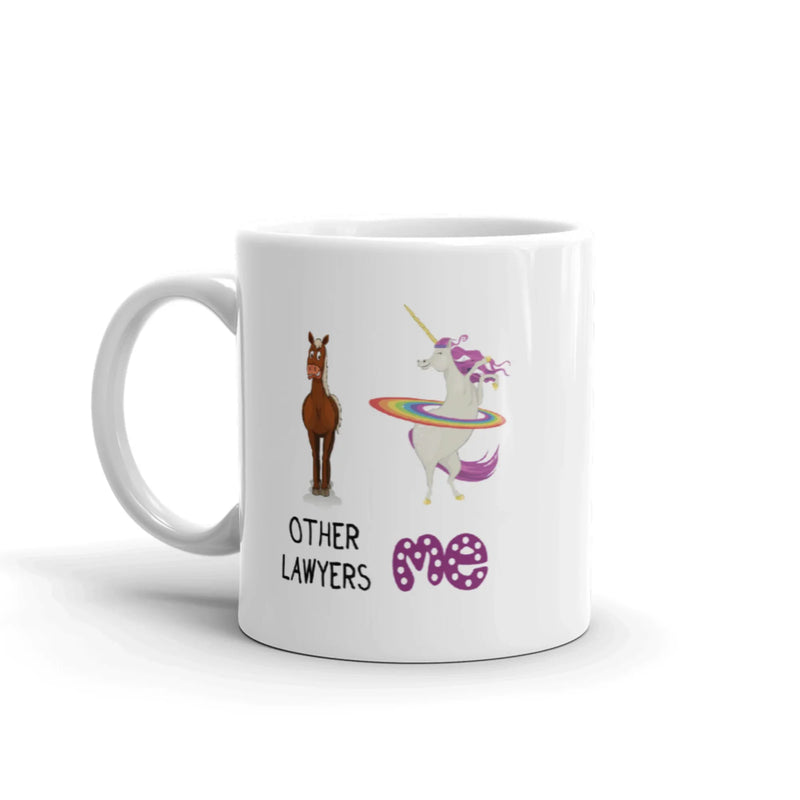 Other Lawyers Unicorn Me Funny Attorney Appreciation Coffee Mug 11 oz - Panvola