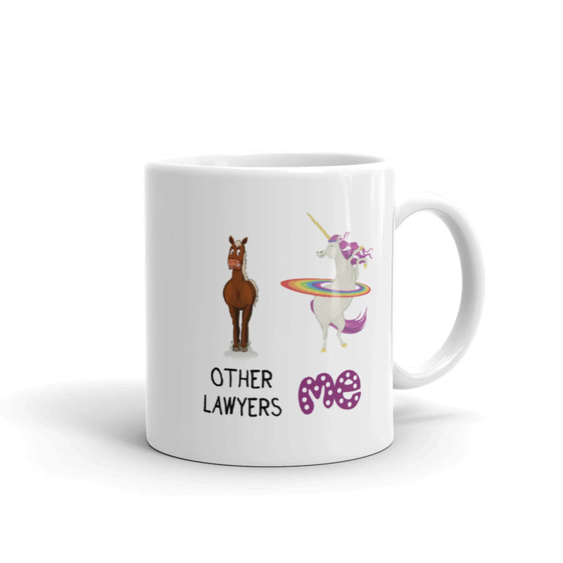 Other Lawyers Unicorn Me Funny Attorney Appreciation Coffee Mug 11 oz - Panvola