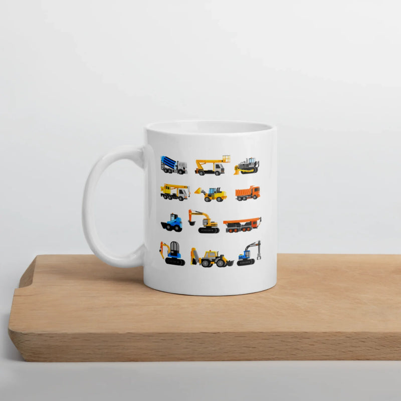 Heavy Equipment - Construction Excavator Excavation Party Presents Coffee Mug 11 oz - Panvola