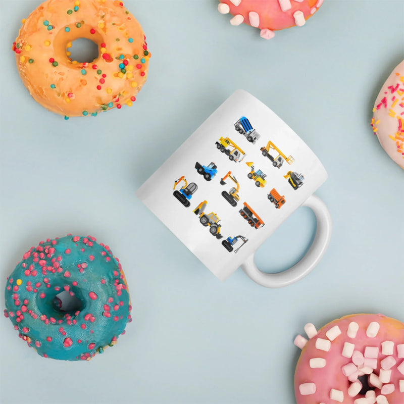 Heavy Equipment - Construction Excavator Excavation Party Presents Coffee Mug 11 oz - Panvola