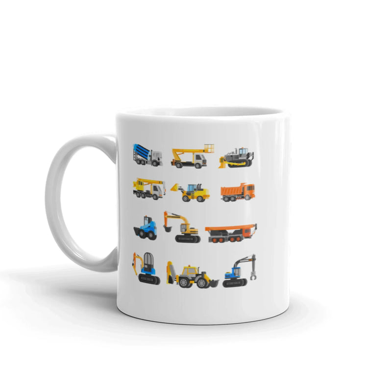Heavy Equipment - Construction Excavator Excavation Party Presents Coffee Mug 11 oz - Panvola